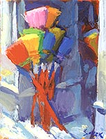 Painting - "Brooms"