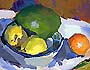 Painting - "Avocados"